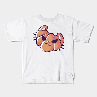 Croissant Cat Kids T-Shirt